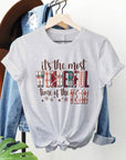 Christmas Plaid Quote Graphic Tee