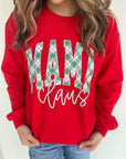 Plaid Mama Claus Sweatshirt