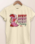 Howdy Honey, Western Valentine Garment Dye Tee