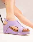 Canva Slingback Wedge