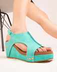 Canva Slingback Wedge