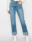 Artemis Vintage Plus High Rise Straight Jeans