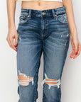 Artemis Vintage Mid Rise Boyfriend Jeans