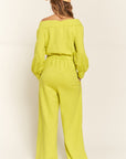 Jade By Jane One Shoulder Terry Jumpsuit