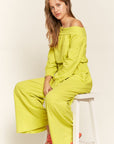 Jade By Jane One Shoulder Terry Jumpsuit PLUS