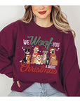 We Woof You a Merry Dog Christmas Sweatshirt