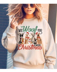 We Woof You a Merry Dog Christmas Sweatshirt