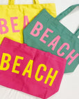 Well Made Beach Canvas Tote