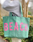 Well Made Beach Canvas Tote