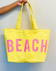 Well Made Beach Canvas Tote