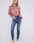 Floral Printed Long Sleeve Shirt