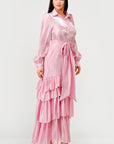 Aurora Tiered Elegance Full Maxi Dress