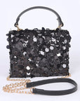 Large Sequins Crossbody Swing Bag