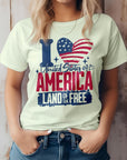 I Love USA Graphic Tee