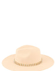 Rhinestone Accent Fedora Hat