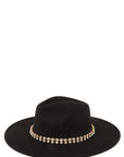 Rhinestone Accent Fedora Hat