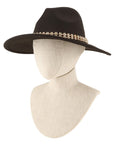 Rhinestone Accent Fedora Hat