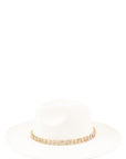 Rhinestone Accent Fedora Hat