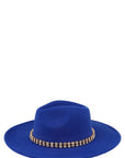 Rhinestone Accent Fedora Hat