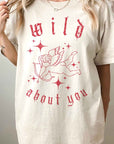 Wild About You Cupid Oversized Graphic Tee