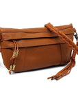 Braided Tassel Strap Crossbody Bag