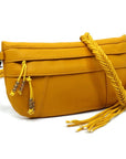 Braided Tassel Strap Crossbody Bag