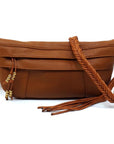 Braided Tassel Strap Crossbody Bag