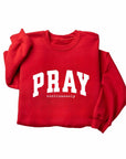 Plus Pray Continuously Crewneck Sweatshirt