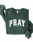 Plus Pray Continuously Crewneck Sweatshirt