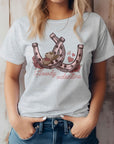 Howdy Valentine, Horseshoes Western Graphic Tee