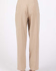 GeeGee High-Waisted Pleated Slacks