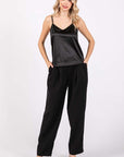 GeeGee High-Waisted Pleated Slacks