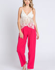 GeeGee High-Waisted Pleated Slacks