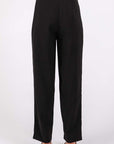 GeeGee High-Waisted Pleated Slacks