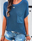 Knit Round Neck Top