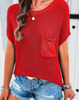 Knit Round Neck Top