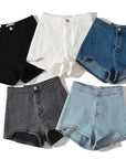 High Waist Denim Shorts