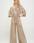 Renee C. Kimono Sleeve Wide Leg Jumpsuit