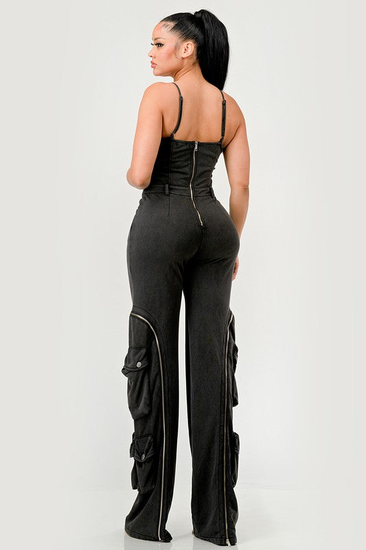 Athina Moto Mystique Jumpsuit