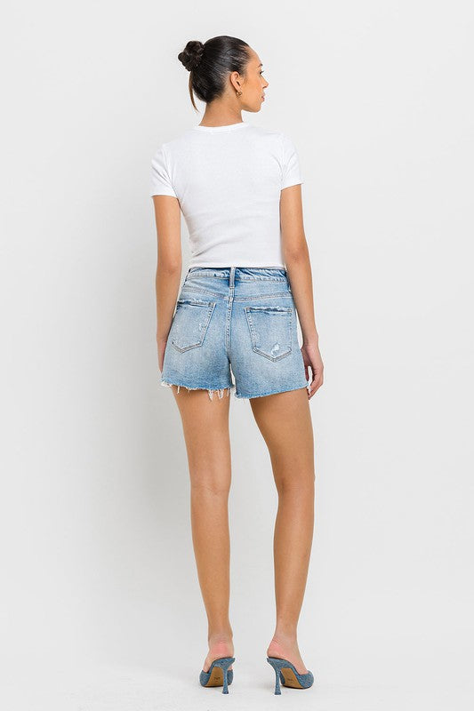 VERVET by Flying Monkey High Rise Criss Cross Shorts