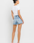 VERVET by Flying Monkey High Rise Criss Cross Shorts