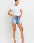 VERVET by Flying Monkey High Rise Criss Cross Shorts