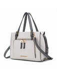 MKF Elise Color-block Satchel Bag by Mia k