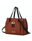 MKF Elise Color-block Satchel Bag by Mia k