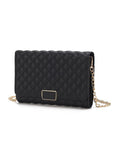 MKF Gretchen Quilted Envelope Clutch Crossbody Mia