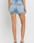 VERVET by Flying Monkey High Rise Criss Cross Shorts