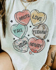 Valentine Candy Western Country Graphic Tee