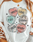 Valentine Candy Western Country Graphic Tee