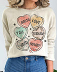 Valentine Candy Western Graphic Sweatshirt