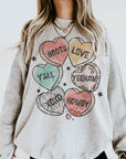 Valentine Candy Western Graphic Sweatshirt